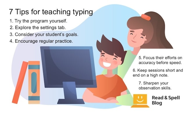 Tips for teaching typing at home and at school Tips for teaching typing at home and at school