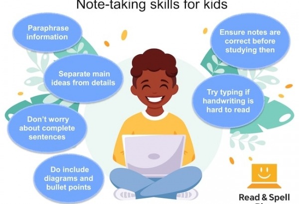 Note-taking skills for kids