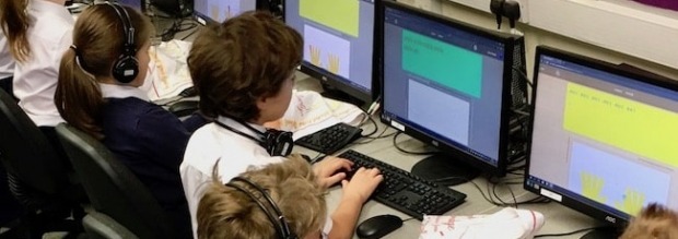 Reluctant writers take part in typing club